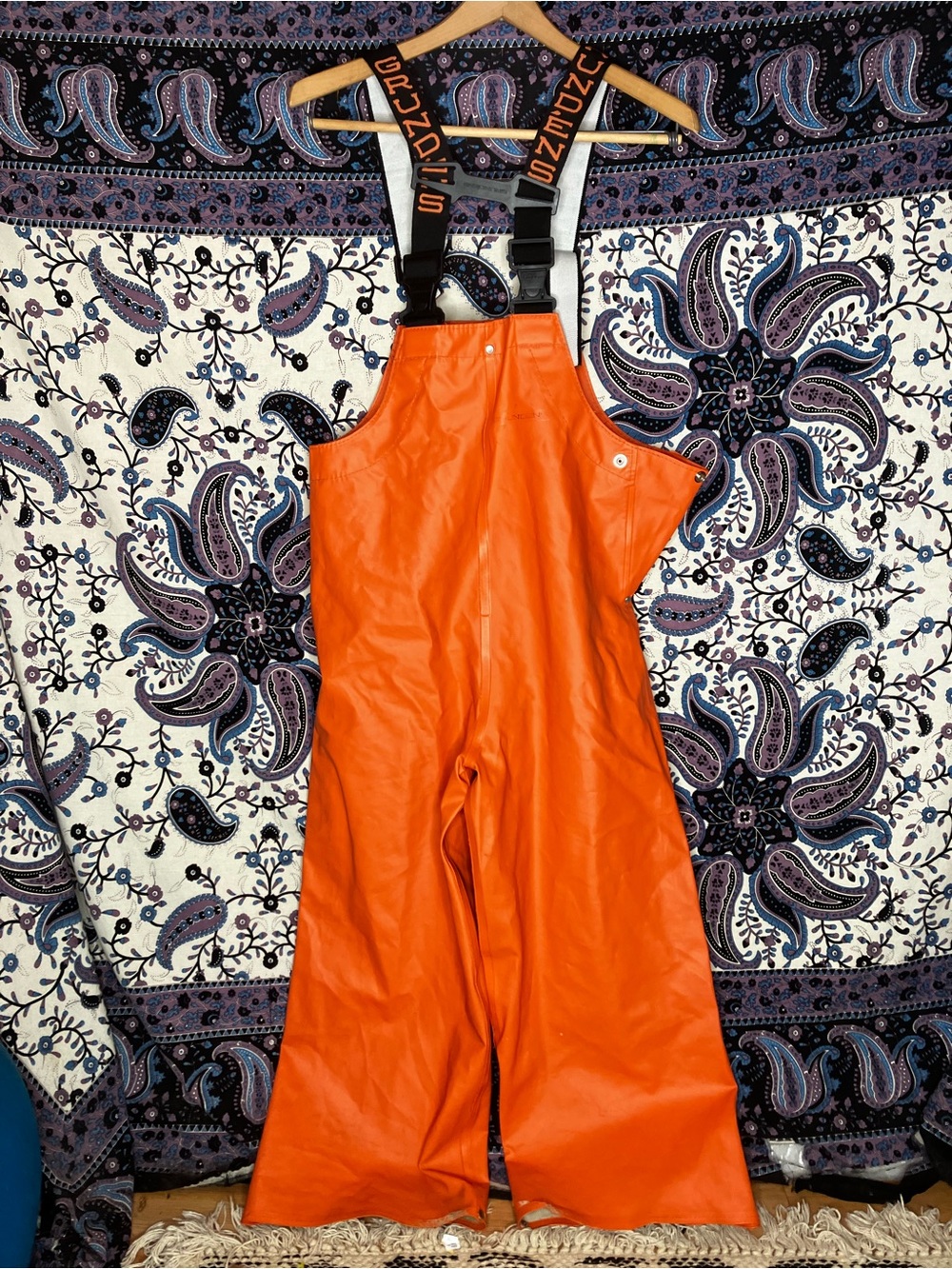 Grundens waterproof rubber bibs 12 Y